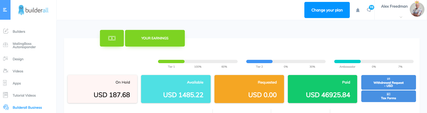 builderall business guadagnare soldi online con affiliate marketing in italia