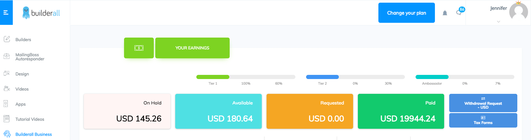 builderall business guadagnare soldi online con affiliate marketing in italia